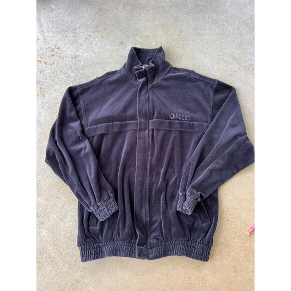 Vintage Southpole Mens Large Black Fleece Jacket B4 - Picture 1 of 5